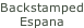 Backstamped Espana